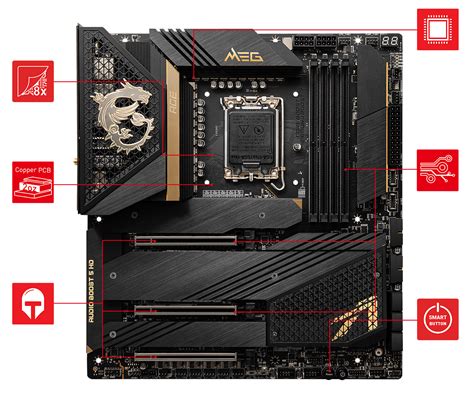 MSI MEG Z690 ACE Gaming Motherboard ATX .
